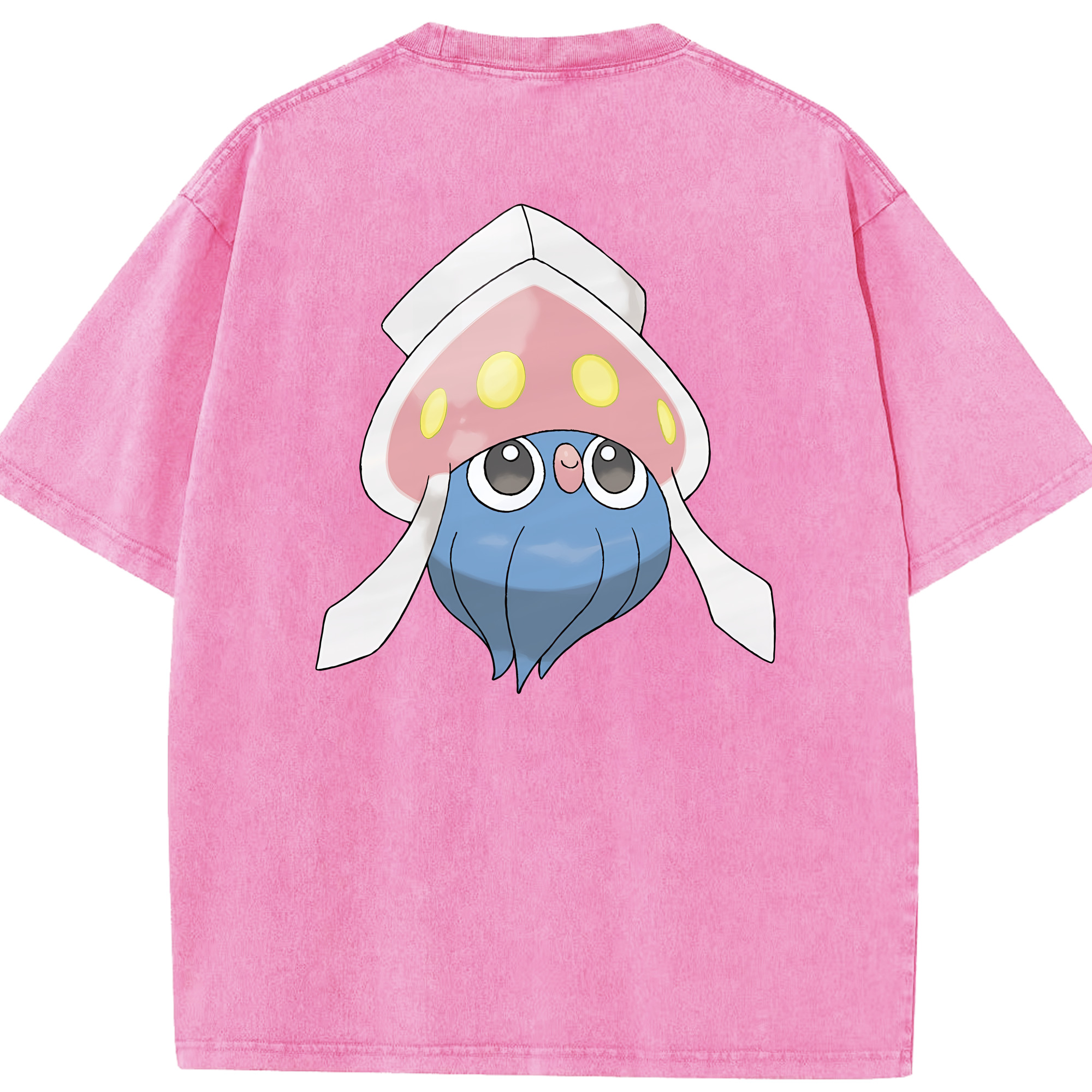 （画像用） ポケットモンスター Pokémon 綿100% ヴィンテージ風 半袖Tシャツ（背面プリント）